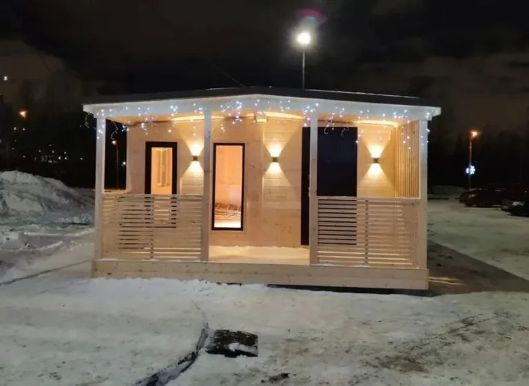Садовый дом модели 8102, 5×4 м